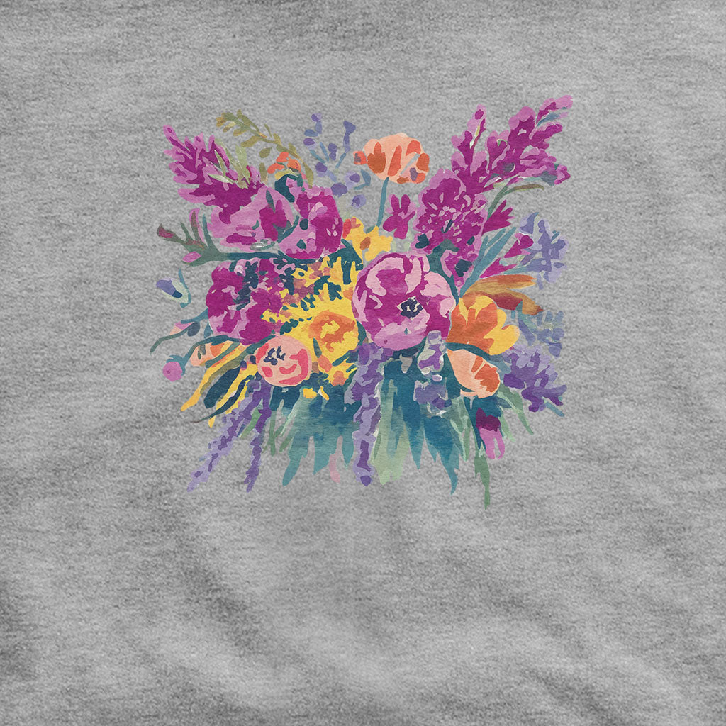 Painted Wildflower Bouquet Hoodie