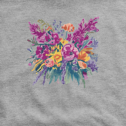 Painted Wildflower Bouquet Hoodie