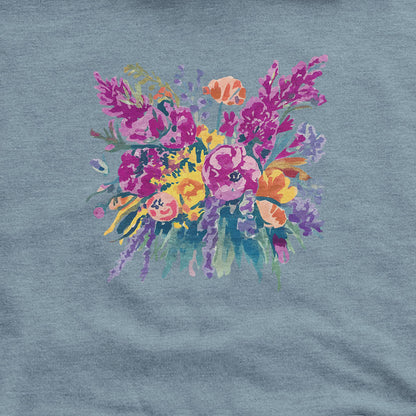 Painted Wildflower Bouquet Hoodie