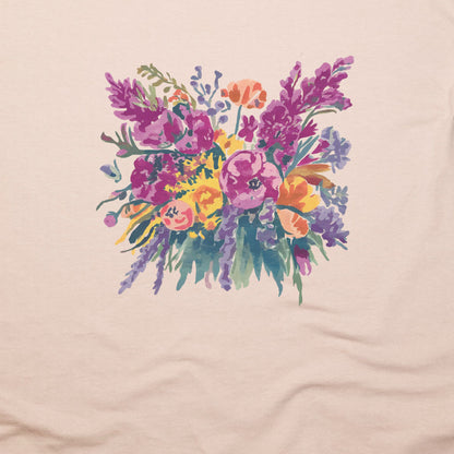 Painted Wildflower Bouquet T-Shirt