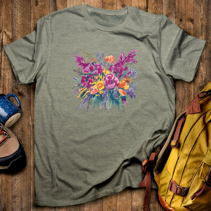 Painted Wildflower Bouquet T-Shirt