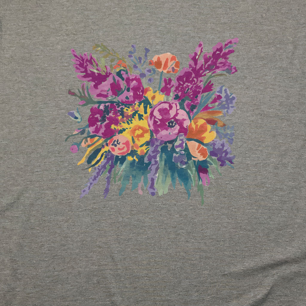 Painted Wildflower Bouquet T-Shirt