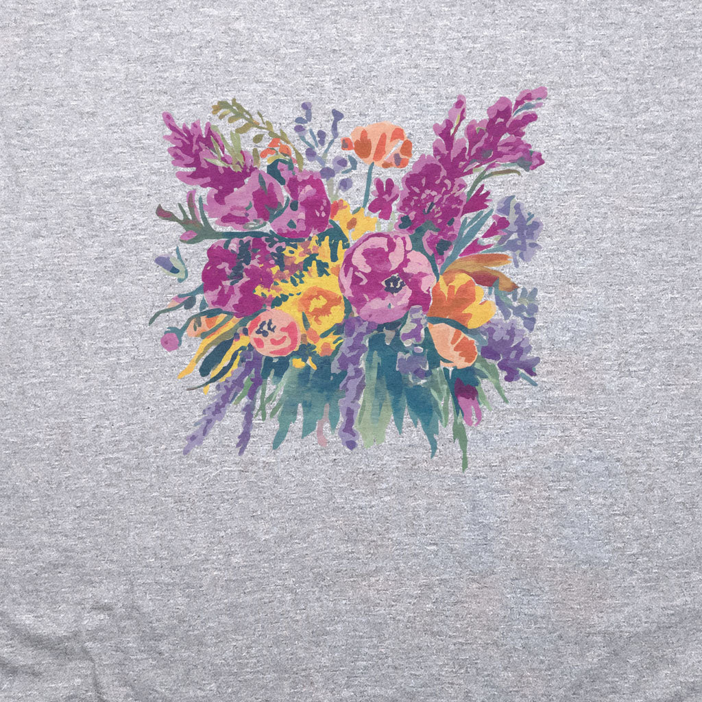 Painted Wildflower Bouquet T-Shirt