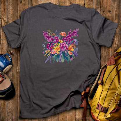 Painted Wildflower Bouquet T-Shirt