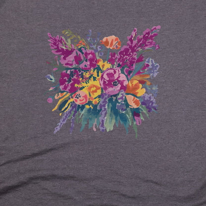 Painted Wildflower Bouquet T-Shirt