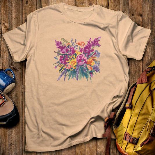 Painted Wildflower Bouquet T-Shirt