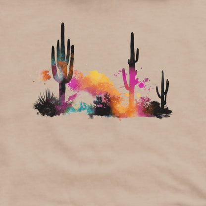 Watercolor Cactus Desert Crewneck Sweatshirt