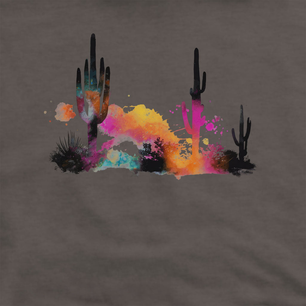 Watercolor Cactus Desert Crewneck Sweatshirt