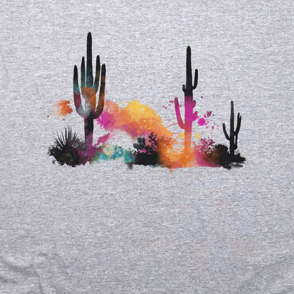 Watercolor Cactus Desert Crewneck Sweatshirt