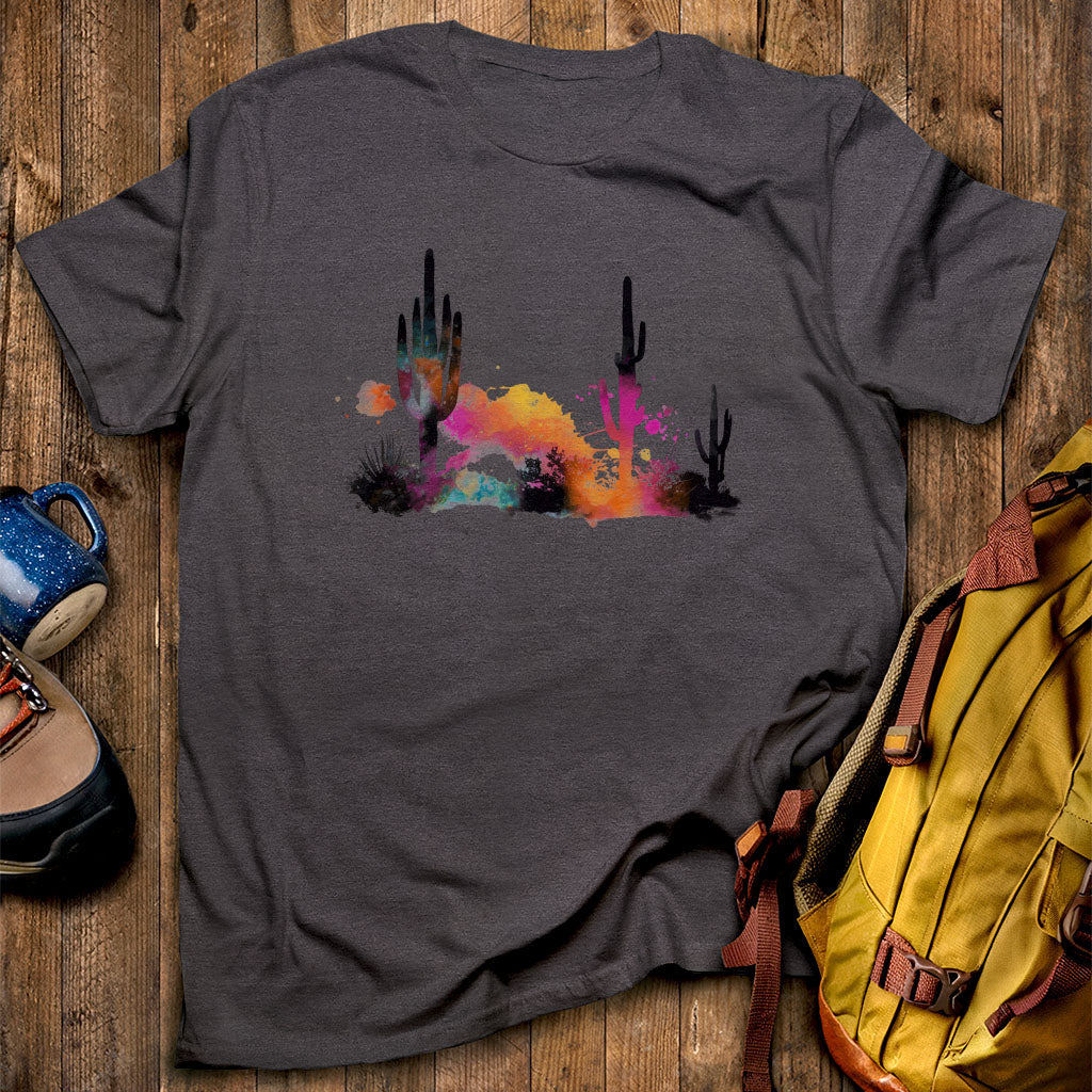 Watercolor Cactus Desert T-Shirt