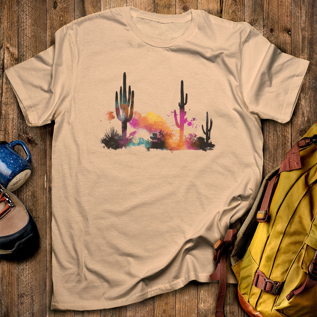 Watercolor Cactus Desert T-Shirt