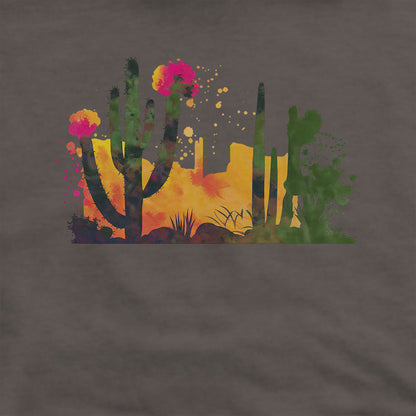 Watercolor Desert Scene Hoodie