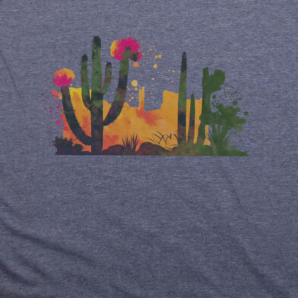 Watercolor Desert Scene T-Shirt