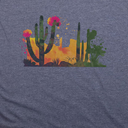 Watercolor Desert Scene T-Shirt