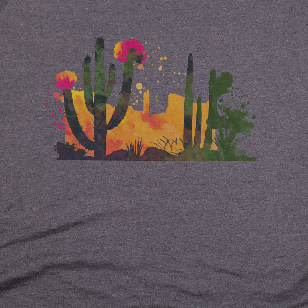 Watercolor Desert Scene T-Shirt