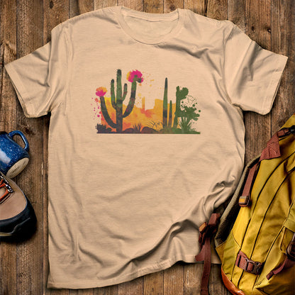 Watercolor Desert Scene T-Shirt