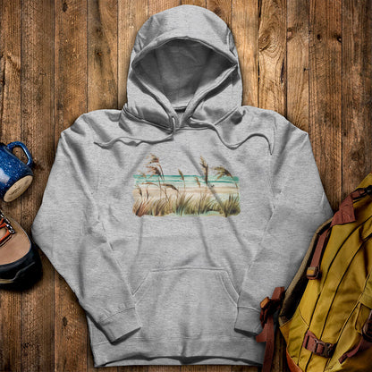 Watercolor Beach Coast Hoodie
