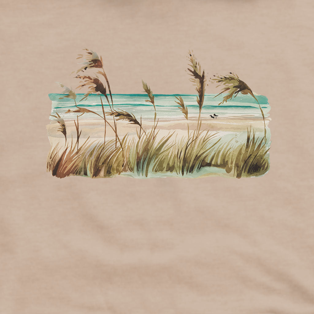 Watercolor Beach Coast Hoodie