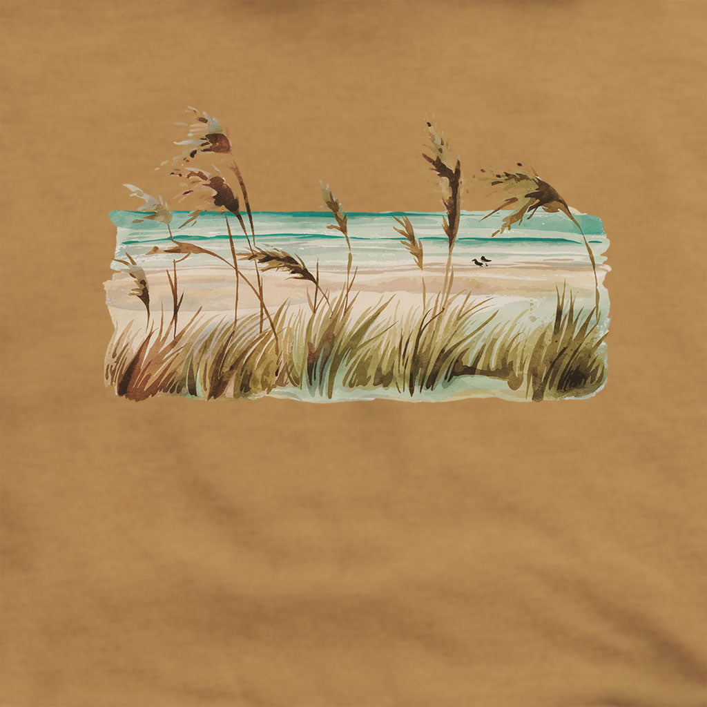 Watercolor Beach Coast Hoodie