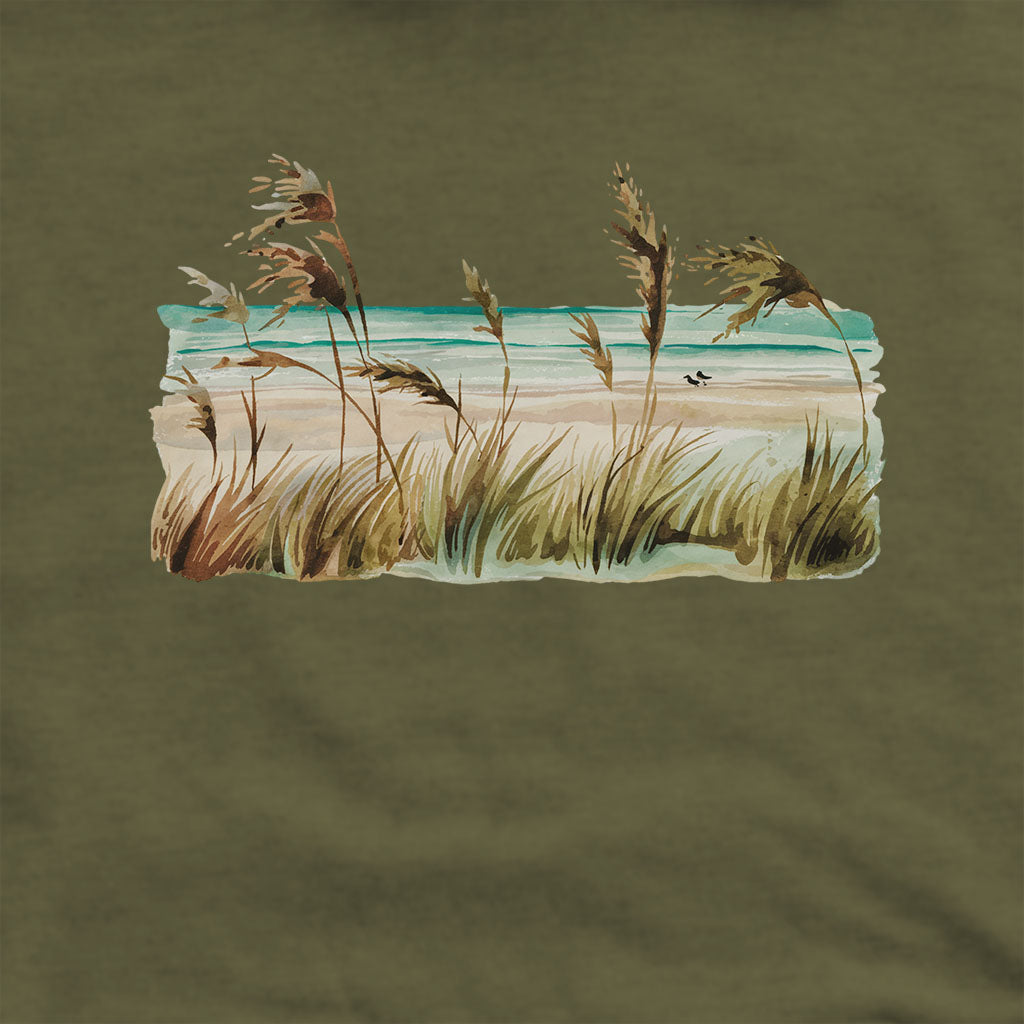 Watercolor Beach Coast Hoodie