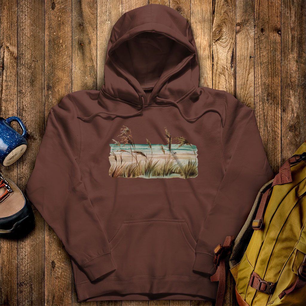 Watercolor Beach Coast Hoodie