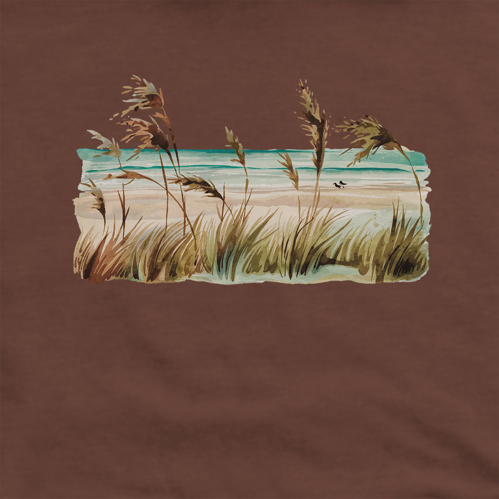 Watercolor Beach Coast Hoodie