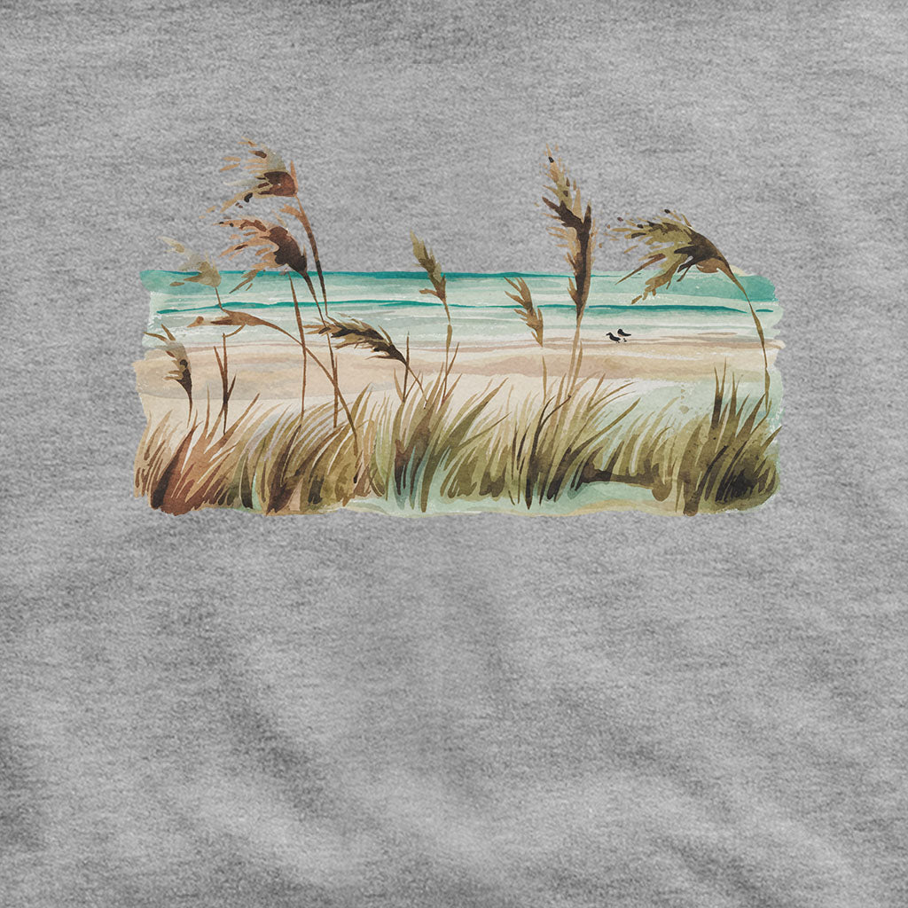 Watercolor Beach Coast Hoodie