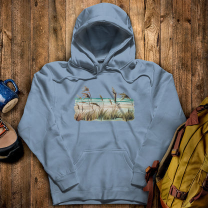 Watercolor Beach Coast Hoodie