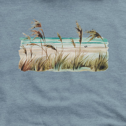 Watercolor Beach Coast Hoodie