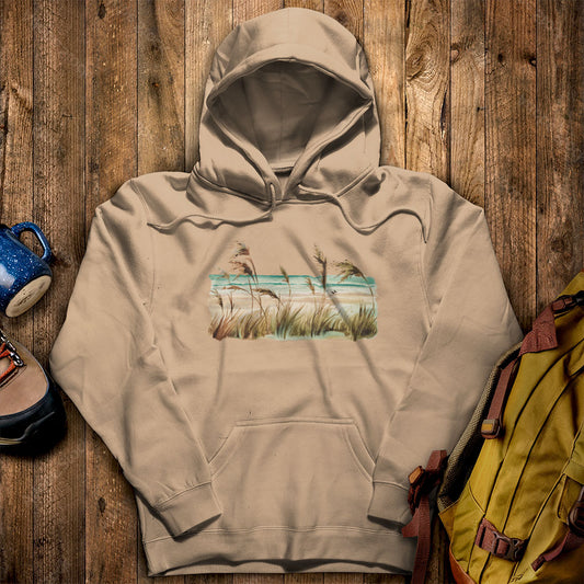 Watercolor Beach Coast Hoodie
