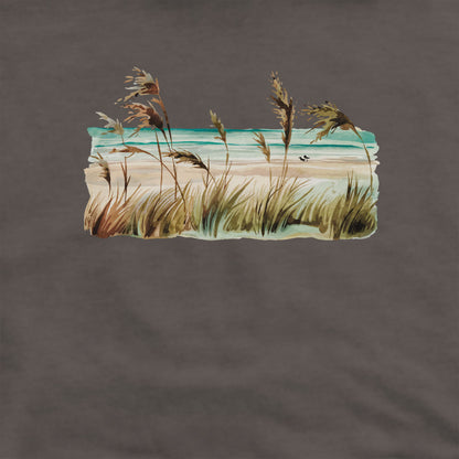 Watercolor Beach Coast Crewneck Sweatshirt