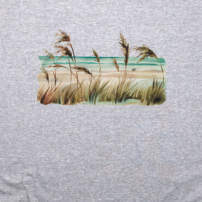 Watercolor Beach Coast Crewneck Sweatshirt
