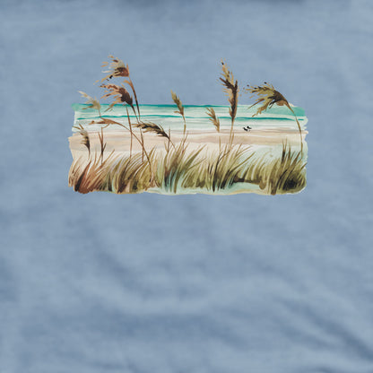 Watercolor Beach Coast Crewneck Sweatshirt