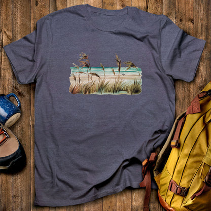 Watercolor Beach Coast T-Shirt