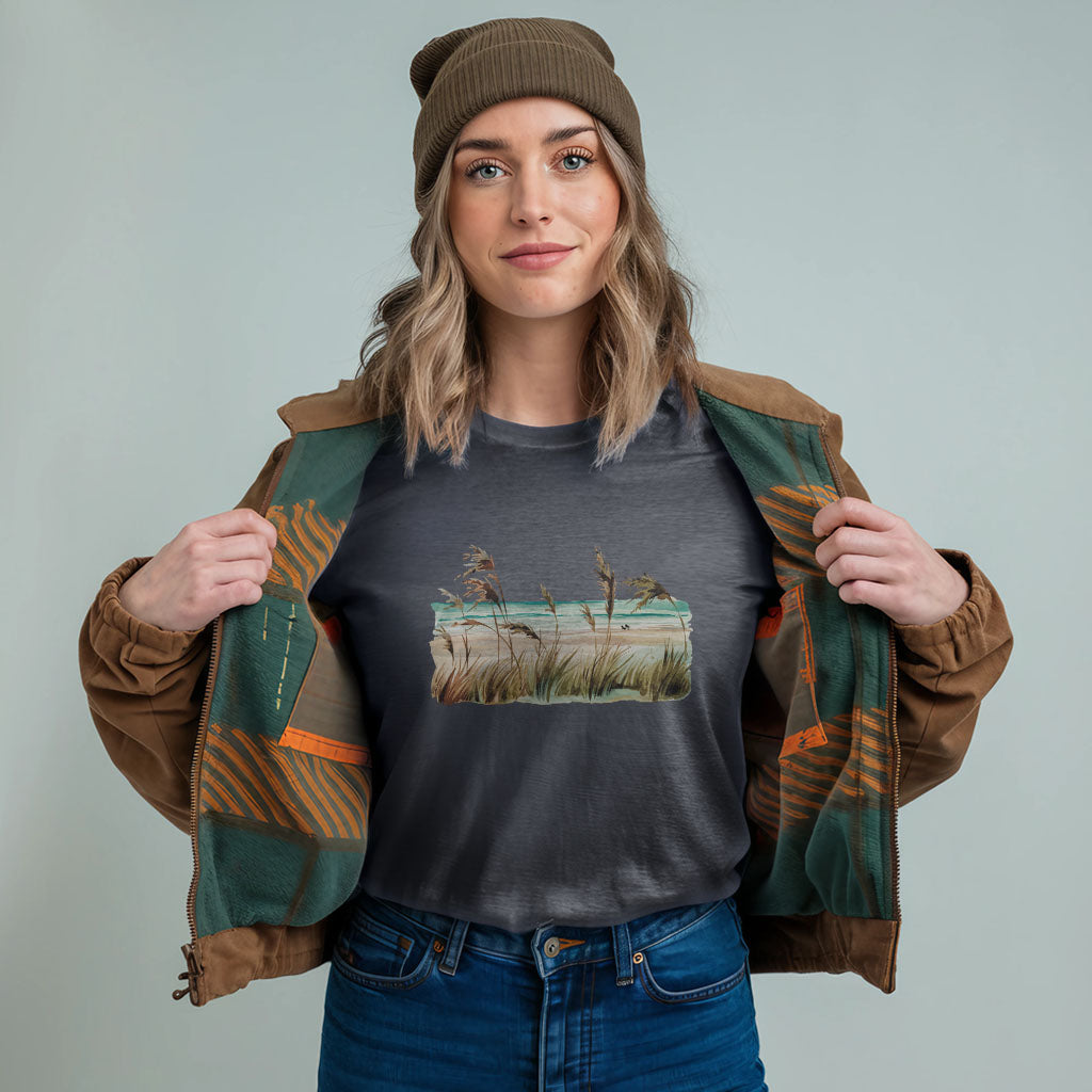 Watercolor Beach Coast T-Shirt