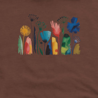 Watercolor Wildflower Meadow Hoodie
