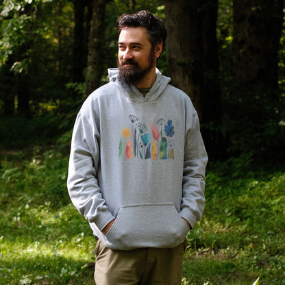 Watercolor Wildflower Meadow Hoodie