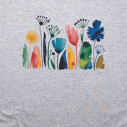 Watercolor Wildflower Meadow Crewneck Sweatshirt