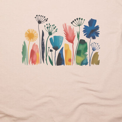 Watercolor Wildflower Meadow T-Shirt