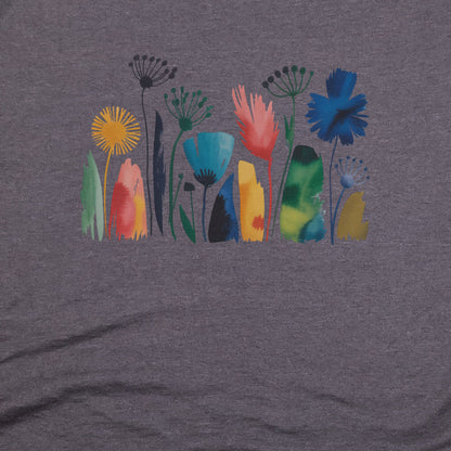 Watercolor Wildflower Meadow T-Shirt