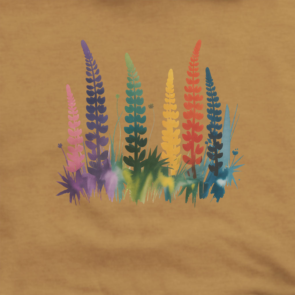 Watercolor Lupine Hoodie