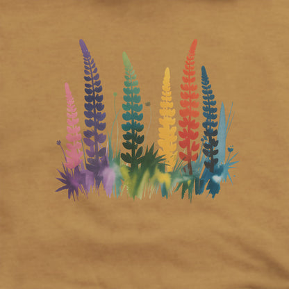 Watercolor Lupine Hoodie