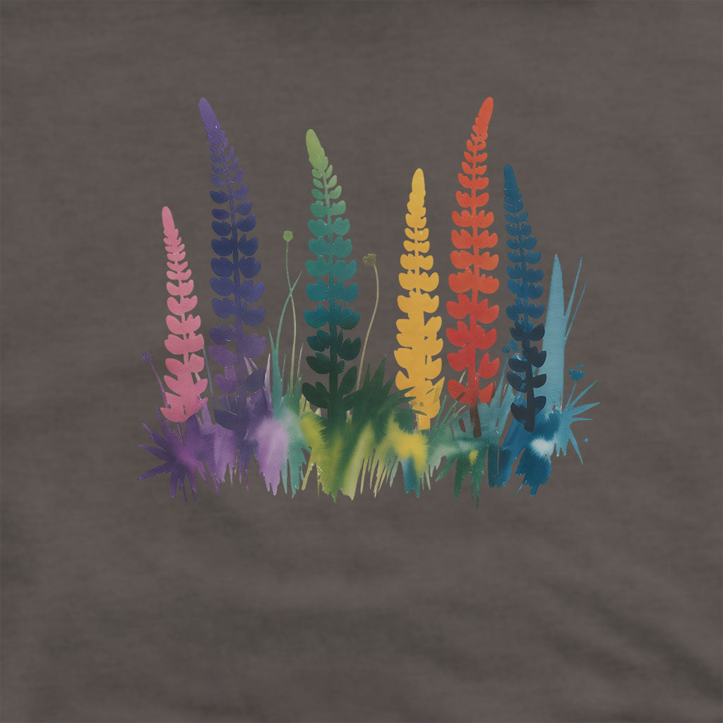 Watercolor Lupine Hoodie