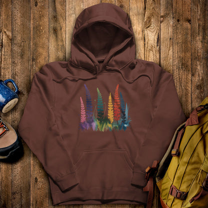 Watercolor Lupine Hoodie