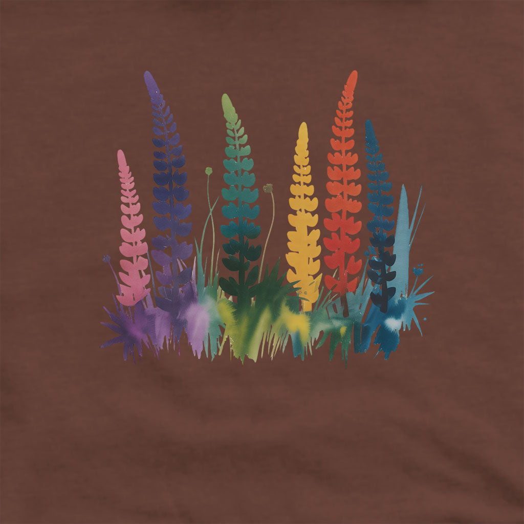 Watercolor Lupine Hoodie