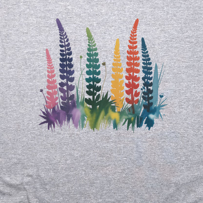 Watercolor Lupine Crewneck Sweatshirt