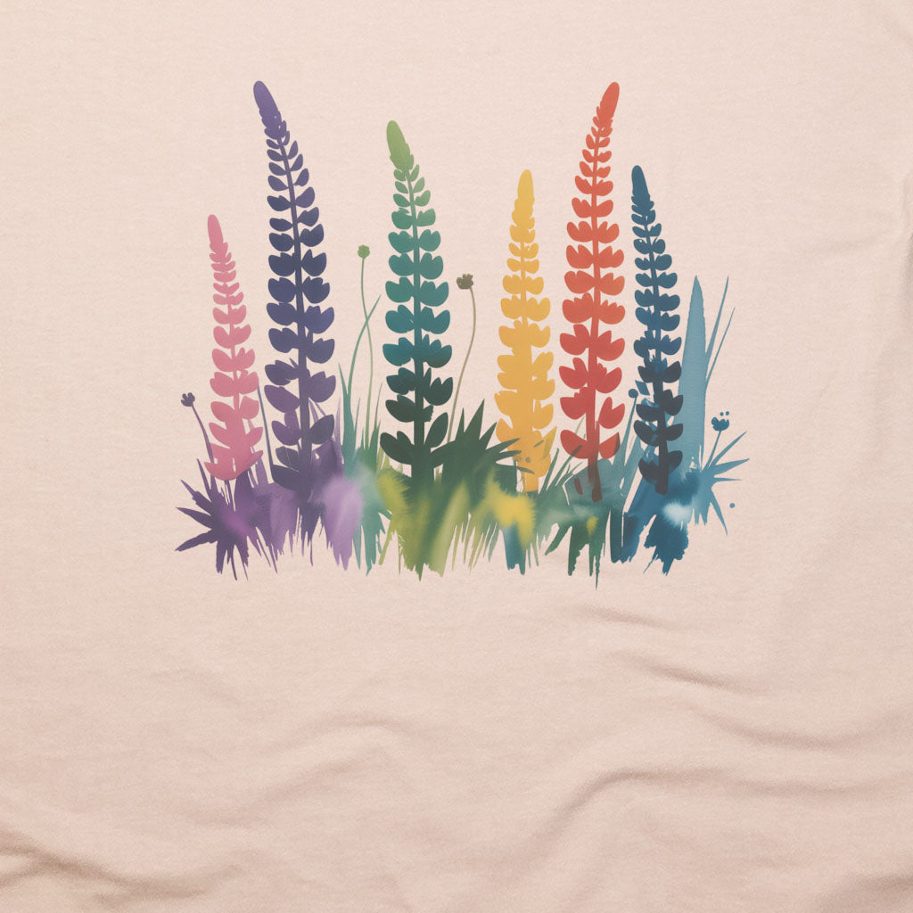 Watercolor Lupine T-Shirt