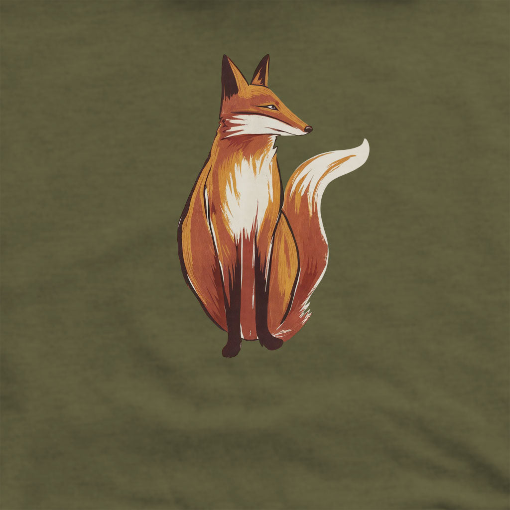 Painted Fox Crewneck Sweatshirt