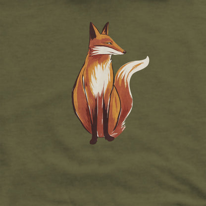 Painted Fox Crewneck Sweatshirt