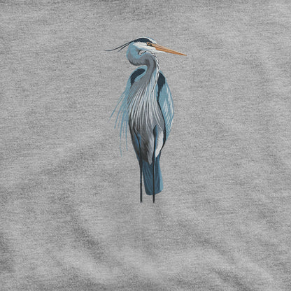 Painted Great Blue Heron Hoodie